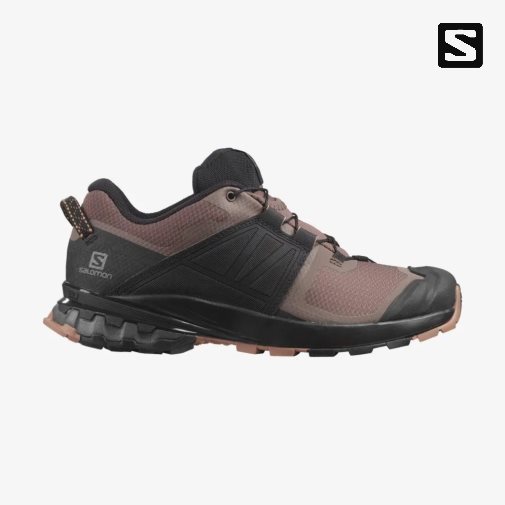 Black / Brown Salomon Xa Wild Women's Trail Running Shoes | IE AI7381